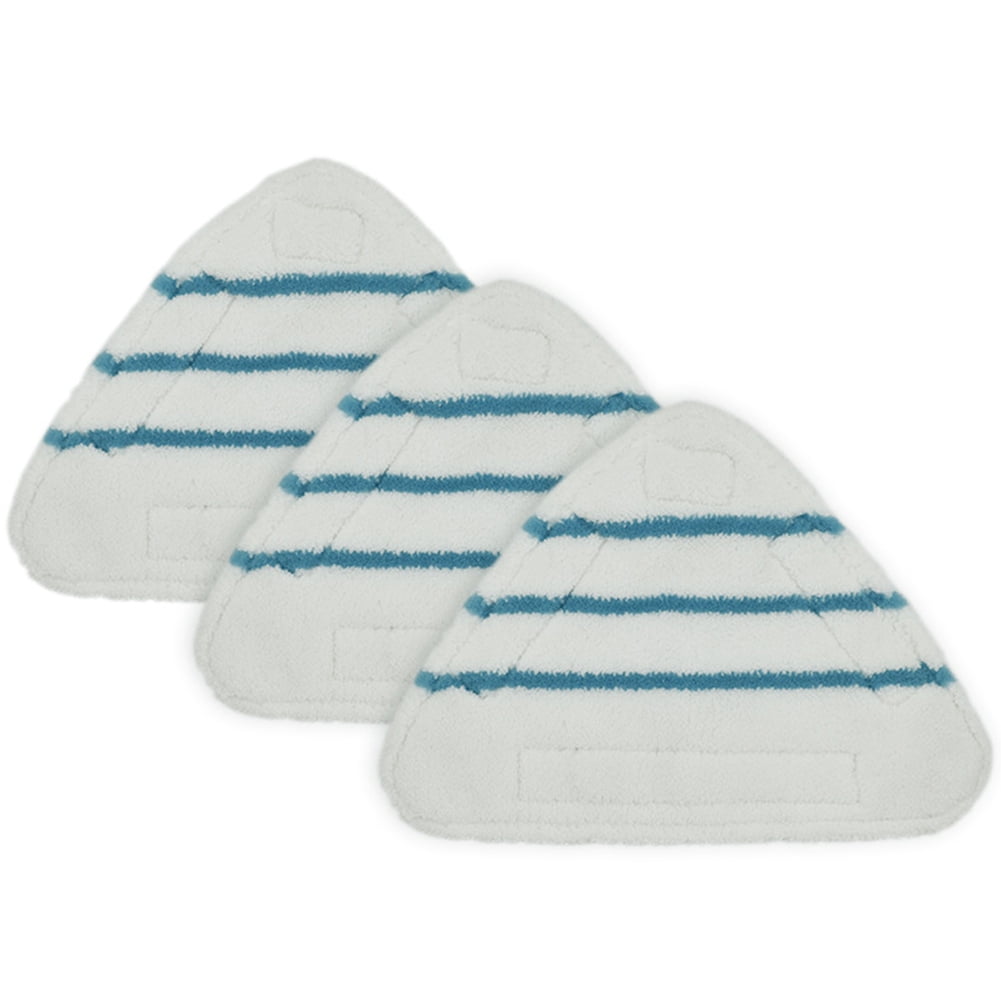 3Pcs Steam Mop Replacement Pads Triangle Washable Cloth Cleaning Floor