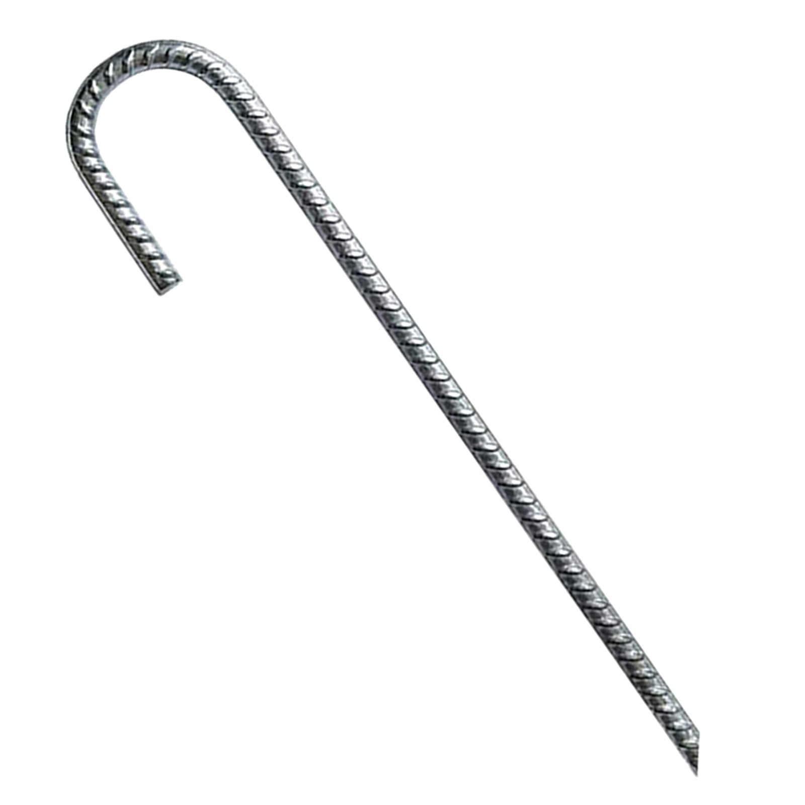 3Pcs Galvanised Steel Ground Anchors Stakes L/Ushape Trampolines Rebars Stakes Tent Nails Garden Stake Camping Tent Peg