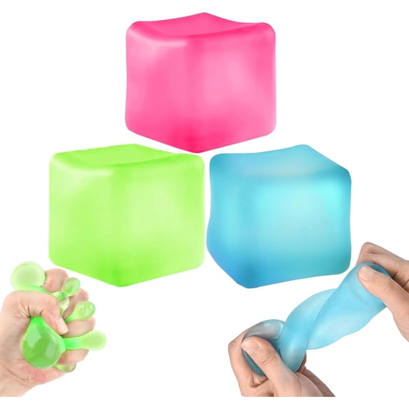 Smartology Slow Rising Sensory Fidget Stress Ball Set, 3pk - Walmart.com