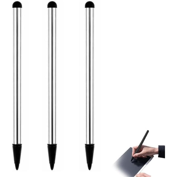 3Pcs Stylus Pens for Touch Screens, 3-in-1 Universal High Sensitivity Stylus for iPad and All Touch Screen Devices, Compact Lightweight