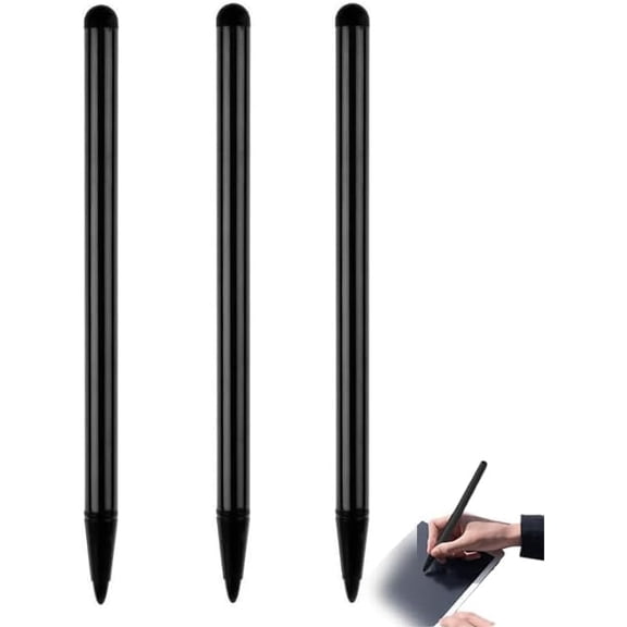 3Pcs Stylus Pens for Touch Screens, 3-in-1 Universal High Sensitivity Stylus for iPad and All Touch Screen Devices, Compact Lightweight