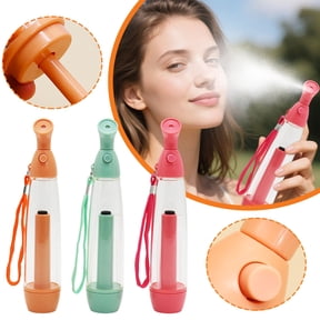 3Pcs Summer Mister Spray Bottle Set Pump Mister Personal Cooling Device Empty Spray Bottles Water Refillable Portable Misting Sprayers for Outdoor Patio Camping Hiking, 3 Colors