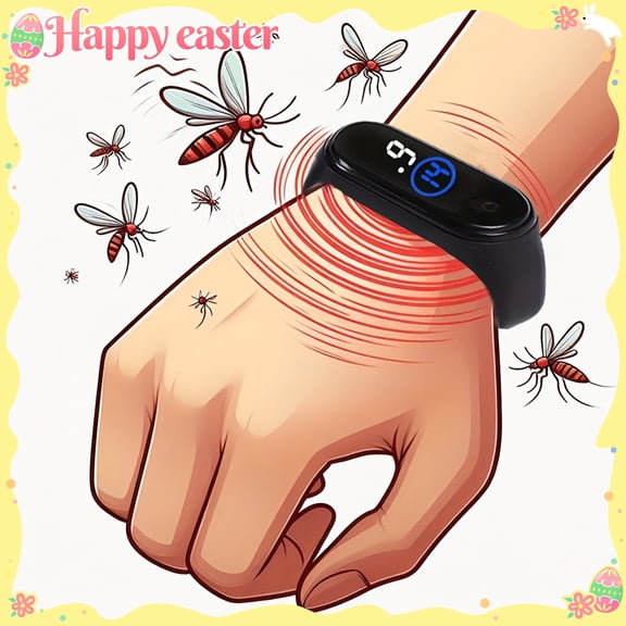 3Pcs Summer Mosquito Repellent Wristbands, Physical Insect Protection, Light Comfort Wearable Bands for Camping Hiking Fishing Travel Backyard, Unisex Outdoor Essentials