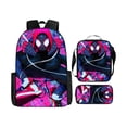 thumbnail image 1 of 3Pcs Teen Comic Web Travel Daypack Combo with Insulated Lunch Bag and Stationary Case Large Capacity Spider Hero School Rucksack, 1 of 2