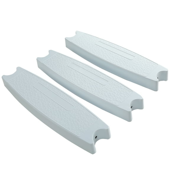 3Pcs Swimming Pool Molded Plastic Replacement Ladder Rung Steps