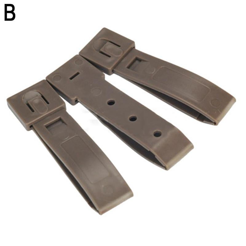 3Pcs Tactical Webbing Connecting Lock Buckle Strap Belt Backpack Clips F1G5