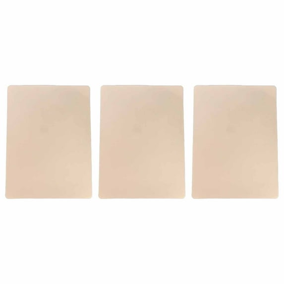 3Pcs Tattoo Skin 1MM,Fake Skin Practice Skin Blank Tattoo Practice Skins Double Sides Fake Skins Tattooing for Beginners and Tattoos Artists Tattooing Supplies
