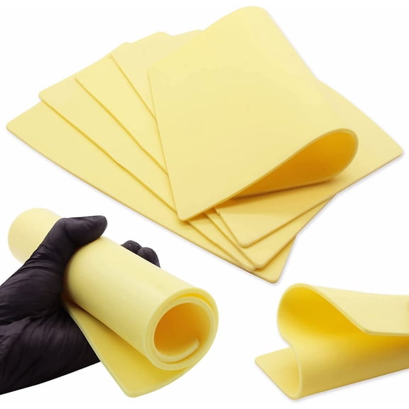 3Pcs Tattoo Skin Practice 3MM Thick 8x12" Blank Double Sides Fake Skin Soft Silicone Pads Practice Skin for Tattooing Microblading Practice Skin for Beginners and Experienced Artists
