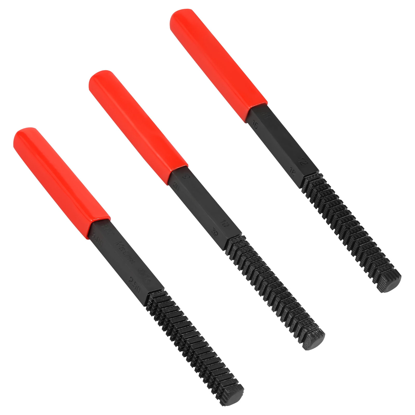 3Pcs Thread File High Hardness Thread Restorer File Multipurpose Metric ...