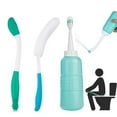 thumbnail image 1 of Toilet Aids for Wiping, 3Pcs Portable Bidet Body Brush and Toilet Aids for Wiping Set, Extended Reach Comfort Kit for Disabled, Elderly, Pregnant and Physically Challenged, 1 of 9