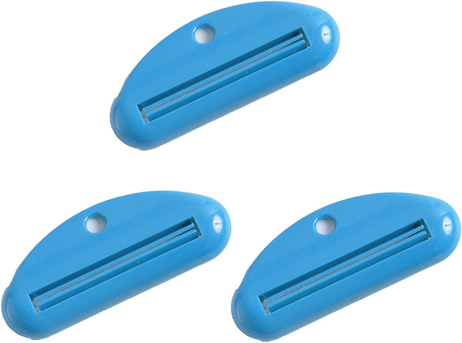 3Pcs Toothpaste Squeezers Ergonomics Colorful Multi-use Plastic Manual Tool Squeezing Universal Face Cleanser Rolling Squeezing