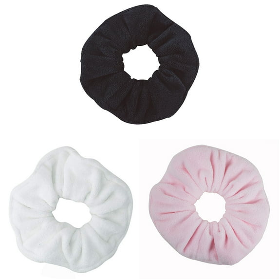 3Pcs Towel Scrunchies for Drying Hair, Absorbent Thick Ponytail Holder Wet Hair Accessories