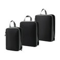 thumbnail image 1 of 3Pcs Travel Bags Luggage Organizer Travel Compression Packing Cubes For Clothes Blanket, Travel Bags Luggage Organizers For Suitcases Double Large Capacity sign 3 Different Size, 1 of 1