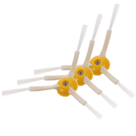 3Pcs Triangle Side Brush Robot Vacuum Accessories Compatible with Irobot Models