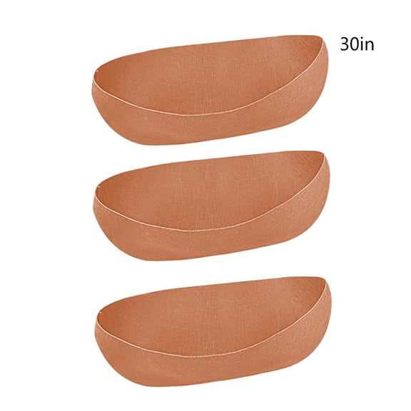3Pcs Trough Coco Liner 30" Coco Coir Liners for Planters, Liners for Window Boxes Liners, Wall Basket Planters, Railing Hanging Baskets, Garden Planter Baskets