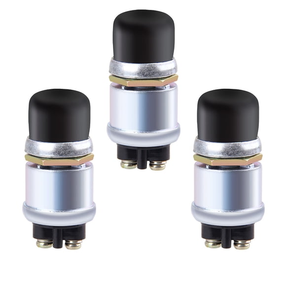 3Pcs Waterproof Push-Button Starter Switch Rated for -60C to +160C Operating Temperatures