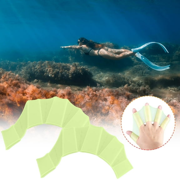 3Pcs Webbed Swimming Gloves! Vacemry Silicone Finger Fins For Training, Increased Resistance, Improved Skill, For Pool, Open Water, Surfing, Triathlon