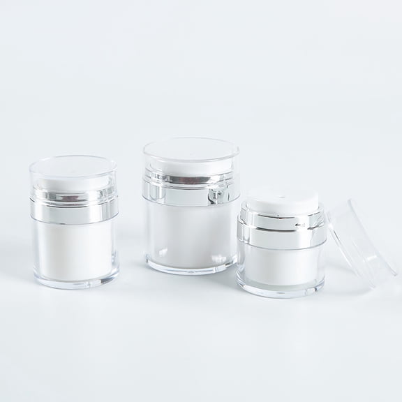 Milisten 3Pcs Multi Function Acrylic Cosmetic Sample Boxes for Skincare Storage