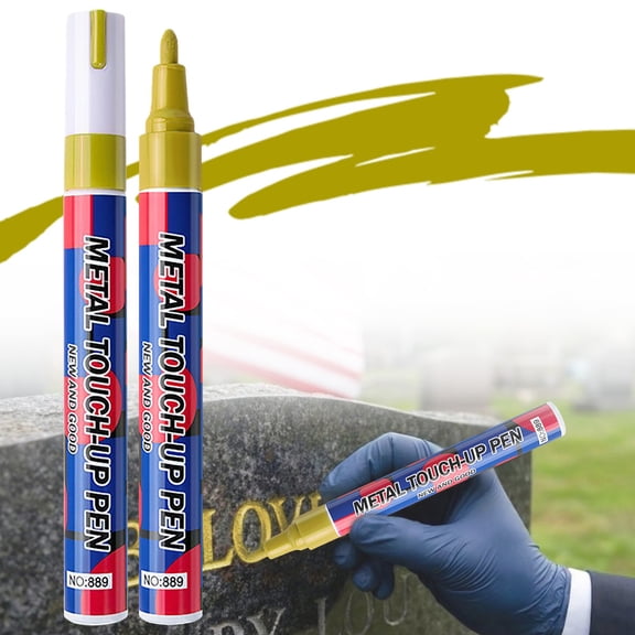 3Pcs Wood Furniture Repair Paint Pen 2.5ML Scratch Remover Crayon Waterproof Touch Up Marker for Wooden Door Cabinet Floor Table Home Renovation Furniture Restoration Tool