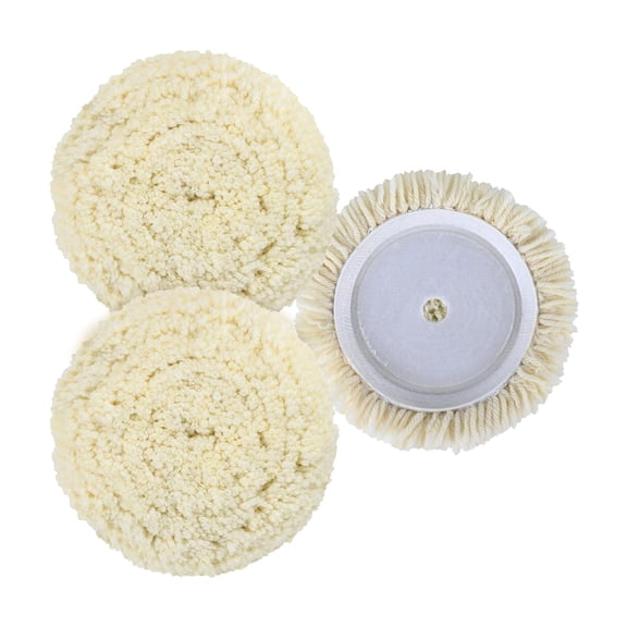 3Pcs Wool Buffing Pad Polishing Buffing Pad For Car Detailing And Excellent Polishing Results