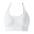 3Pcs Workout Sports Bra for Large Bust Backless Solid Color Sports Bras