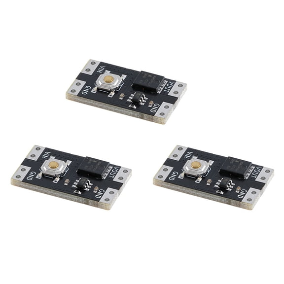 3Pcs XL-10AL Single Bond Button Bistable Mini One Key Switch Module 3.5-5.4V 300nA Load 10A Low Power