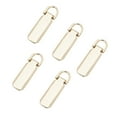 thumbnail image 1 of 3Pcs Zipper Pull Tab Replacement, CQCYD Zipper Pull Tab, Detachable Zipper Puller for Luggage, Metal Zipper Slider Replacement, Removable Zipper Handle for Suitcase Backpack Jacket Coat Bag, Easy, 1 of 1
