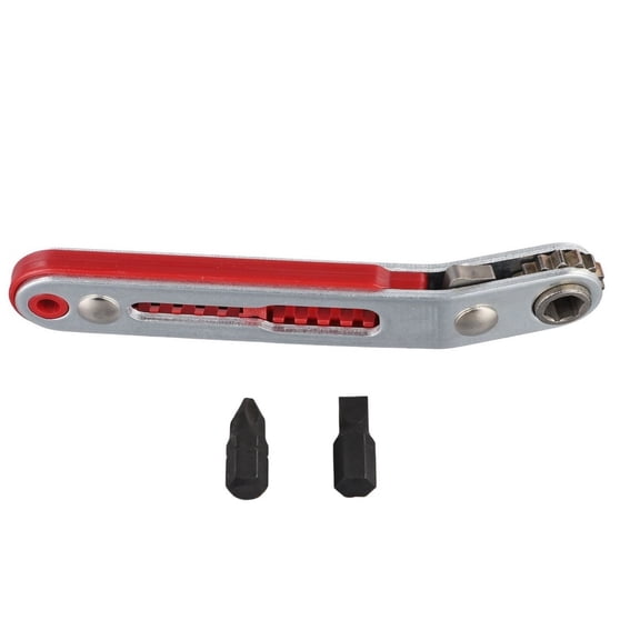3Pcs for Mini Ratchet Wrench Set 90 Degree Offset Handle For 1/4 Inch Bits Sockets Chrome Vanadium Steel Tight Space Tool Kit