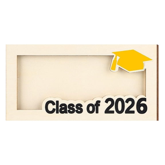 3Pcs 2026 Graduation Holder, Wooden Card Box for Money And Envelopes, Diy Grad Wallet for Cash Gifts, Senior Class of 2026 Party Decorations And Favor Ciozy
