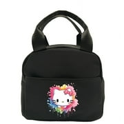 3Pcs/set Anime Hello Kitty Backpack with Lunch Bag Pencil Case Back To Schoolbag for Boy Girl Bookbag Men Women Travel Bag