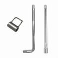 thumbnail image 1 of 3Piece Functional Angle Valves Wrench Set With Straight Bent Rod For Tight Bathroom Kitchen Plumbing Maintenance, 1 of 8