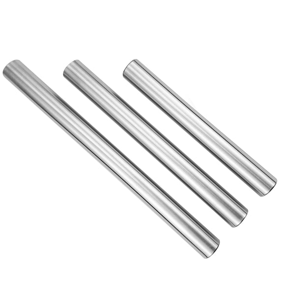 3Pieces 430Stainless Steel Hollow Pastrys Roller Corrosions Resistant Texture Perfect for Home and Professional Kitchens