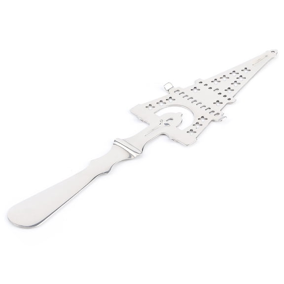 3Pieces Cocktail Bar Glass Cup Drinking Filter Wormwood Spoon