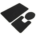 thumbnail image 1 of 3Pieces Frizzy Rug Black, 1 of 5