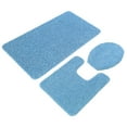 thumbnail image 1 of 3Pieces Frizzy Rug Blue, 1 of 5