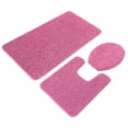 thumbnail image 1 of 3Pieces Frizzy Rug Pink, 1 of 5
