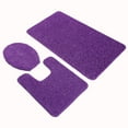thumbnail image 1 of 3Pieces Frizzy Rug Purple, 1 of 5