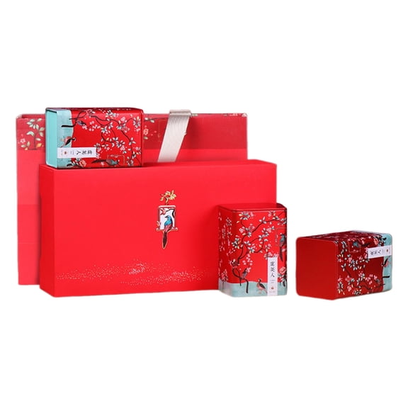 3Pieces Square Tea Container Tea Storage Box Tea Storage Jar Tea Box Tea Organizeres for Storing Various Item