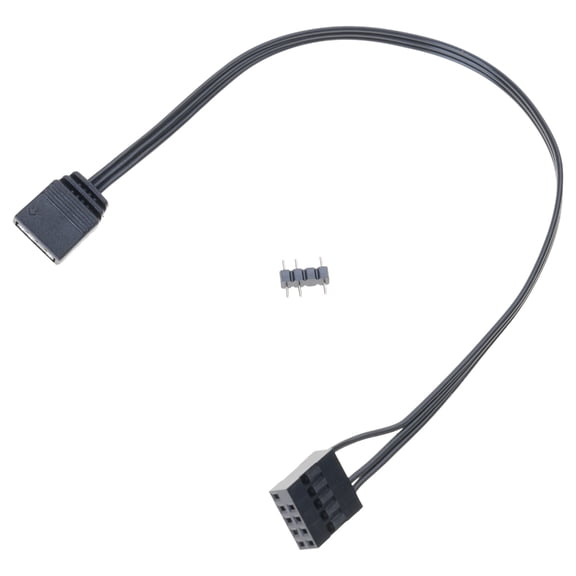 3Pin 5V Male Extension Cable Power Adapters for Trio RGB Fan LED Strips