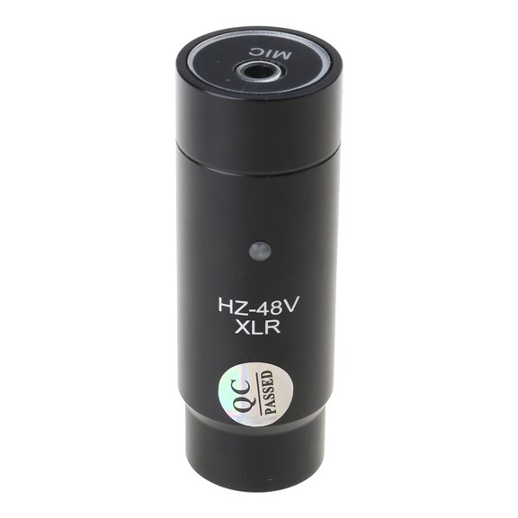 3Pin Lavalier Microphone for Camcorders, Omnidirectional Clip On Condenser Mic with Long Cable,