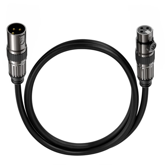 3Pin Male to 3Pin Female Cable Balanced Extension Line Mixer Amplifiers Live Microphone Cord for Electric Guitar