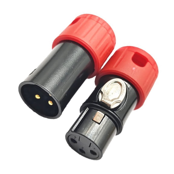 3Pin Microphone Sound Cable Plug Connector Male Female Snake Cable Connector Studio Stage Equipment