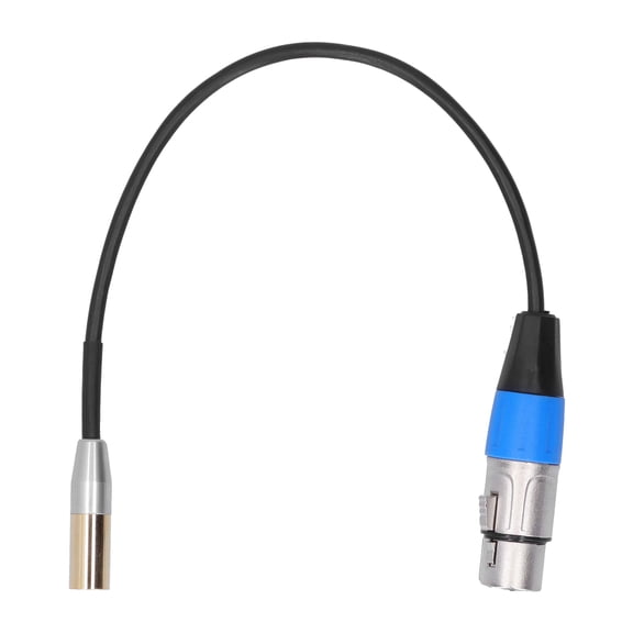 3Pin Mini XLR Male To XLR Female Audio Cable, Gold Plated Connectors, Durable Build