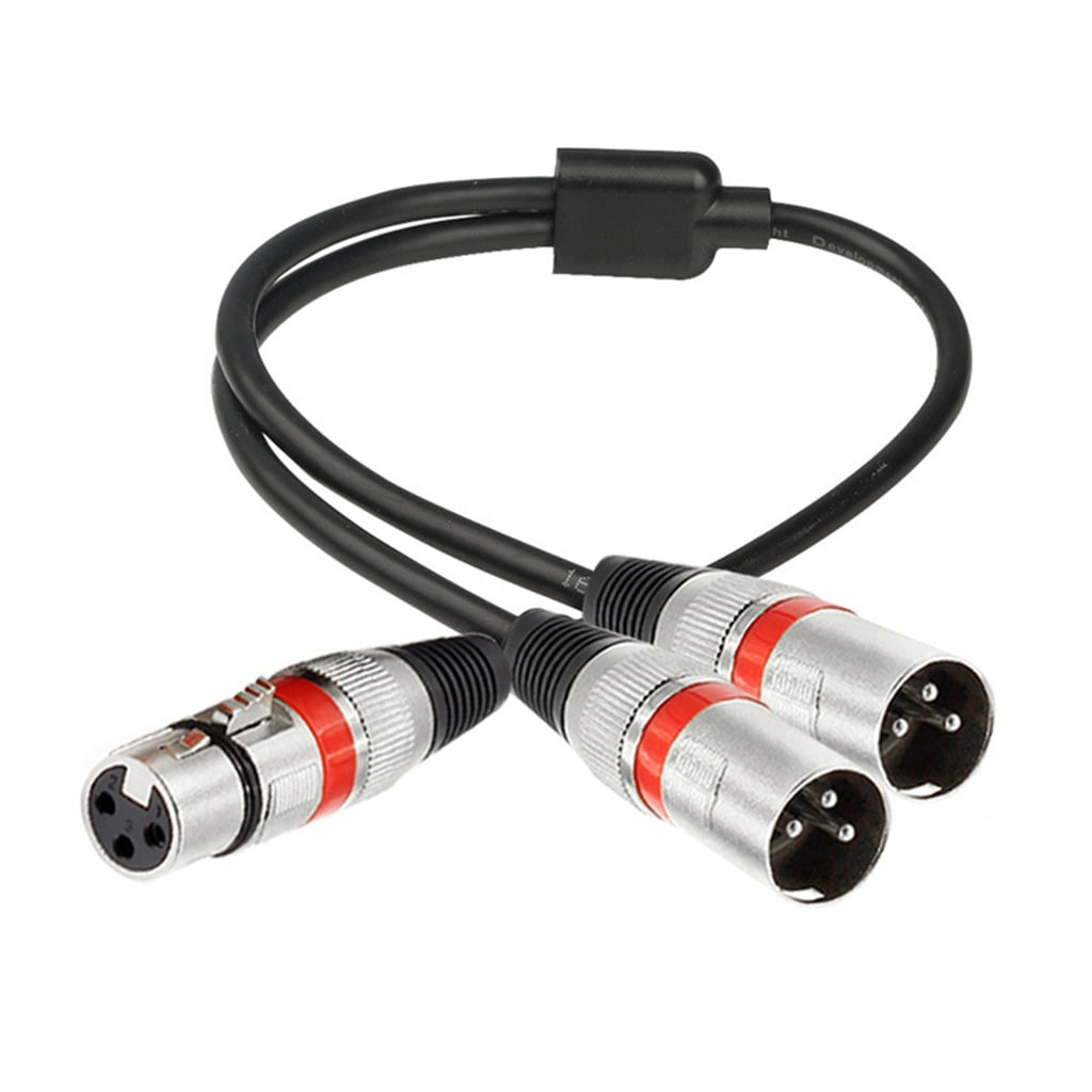 3Pin Splitter Cable with Double Shielding 50CM Cord for Hifi Auditory ...