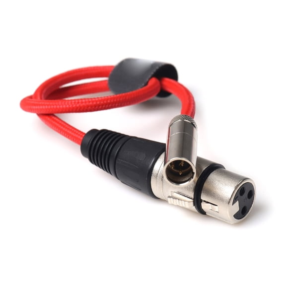 3Pin XLR Female To Mini XLR Male Auditory Power Cable For Professional Equipment