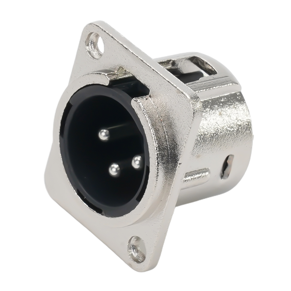 3Pin Xlr Socket Male Female Panel Mount Chassis Socket Mic Jacks