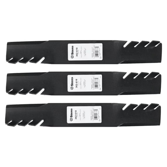 3Pk 362-618 (18") Mulching Blades Compatible with 36", 52" Exmark 103-2508, 103-2518, 103-2518-S, 103-2528, 103-5218-S, 103-6337-S, 103-6582, 103-6582-S, 103-6584-S, 116-5176, 1-633482