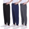 thumbnail image 1 of Muvtei Boys Sweatpants 3 Pack Athletic Workout Kids Casual Pants Boys Joggers with Pocket and Elastic Drawstring Waist Size 6-16, 1 of 4
