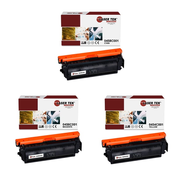 3Pk LTS 040 040C 040M 040Y Compatible for Canon ImageClass LBP712Cdn Toner