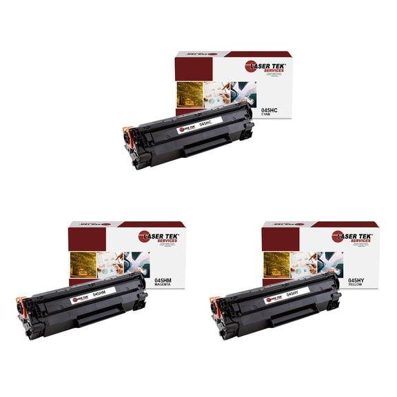 3Pk LTS 045H HY Compatible for Canon ImageClass MF634Cdw LBP612Cdw Toner (CMY)